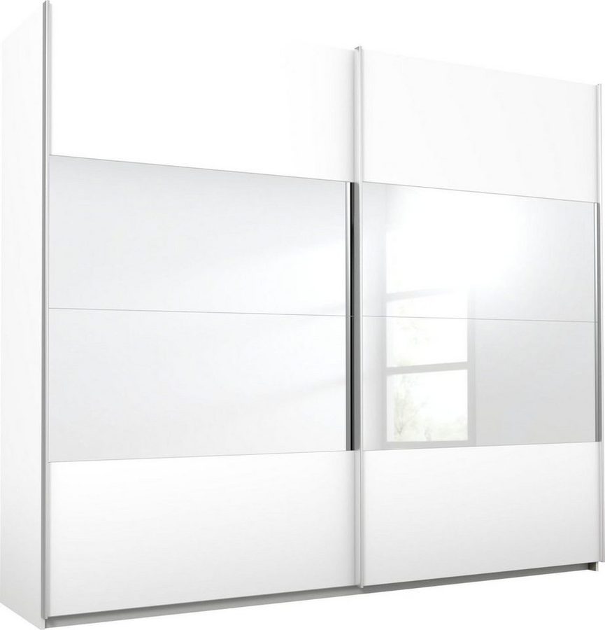 rauch Schwebetürenschrank Quadra mit Spiegelelementen