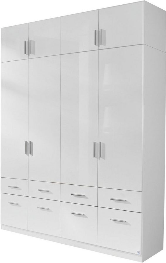 rauch Drehtürenschrank Kleiderschrank Schrank Garderobe Schlafzimmerschrank CELLE in 4 Breiten und 2 Höhen, optional mit Schubkästen MADE IN GERMANY