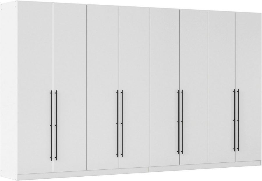 OTTO home Kleiderschrank Mehrzweckschrank Aktenschrank Möbel Mietswohnung Schlafzimmer AVOLA (3 verschiedene Ausstattungen BASIC/CLASSIC/PREMIUM (inkl. SOFT-CLOSE) mit hochwertigen Stangengriffen in Schwarz aus Metall MADE IN GERMANY