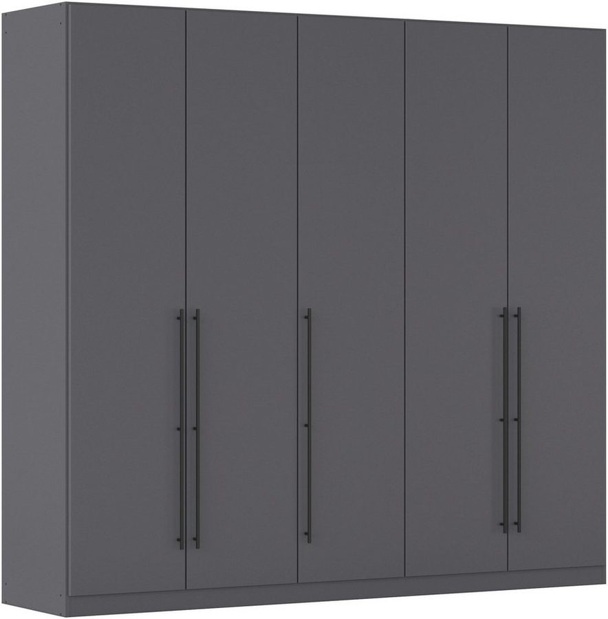 OTTO home Kleiderschrank Mehrzweckschrank Aktenschrank Möbel Mietswohnung Schlafzimmer AVOLA (3 verschiedene Ausstattungen BASIC/CLASSIC/PREMIUM (inkl. SOFT-CLOSE) mit hochwertigen Stangengriffen in Schwarz aus Metall MADE IN GERMANY