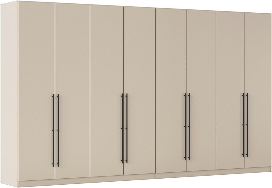OTTO home Kleiderschrank Mehrzweckschrank Aktenschrank Möbel Mietswohnung Schlafzimmer AVOLA (3 verschiedene Ausstattungen BASIC/CLASSIC/PREMIUM (inkl. SOFT-CLOSE) mit hochwertigen Stangengriffen in Schwarz aus Metall MADE IN GERMANY