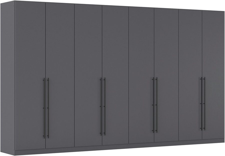 OTTO home Kleiderschrank Mehrzweckschrank Aktenschrank Möbel Mietswohnung Schlafzimmer AVOLA (3 verschiedene Ausstattungen BASIC/CLASSIC/PREMIUM (inkl. SOFT-CLOSE) mit hochwertigen Stangengriffen in Schwarz aus Metall MADE IN GERMANY