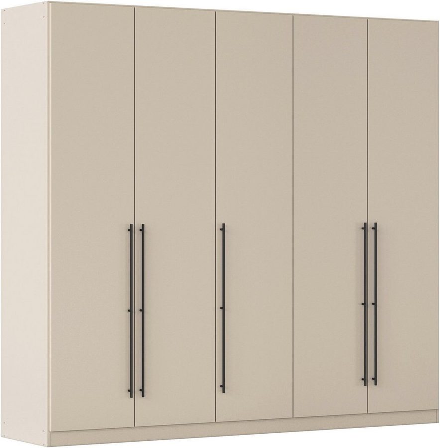 OTTO home Kleiderschrank Mehrzweckschrank Aktenschrank Möbel Mietswohnung Schlafzimmer AVOLA (3 verschiedene Ausstattungen BASIC/CLASSIC/PREMIUM (inkl. SOFT-CLOSE) mit hochwertigen Stangengriffen in Schwarz aus Metall MADE IN GERMANY