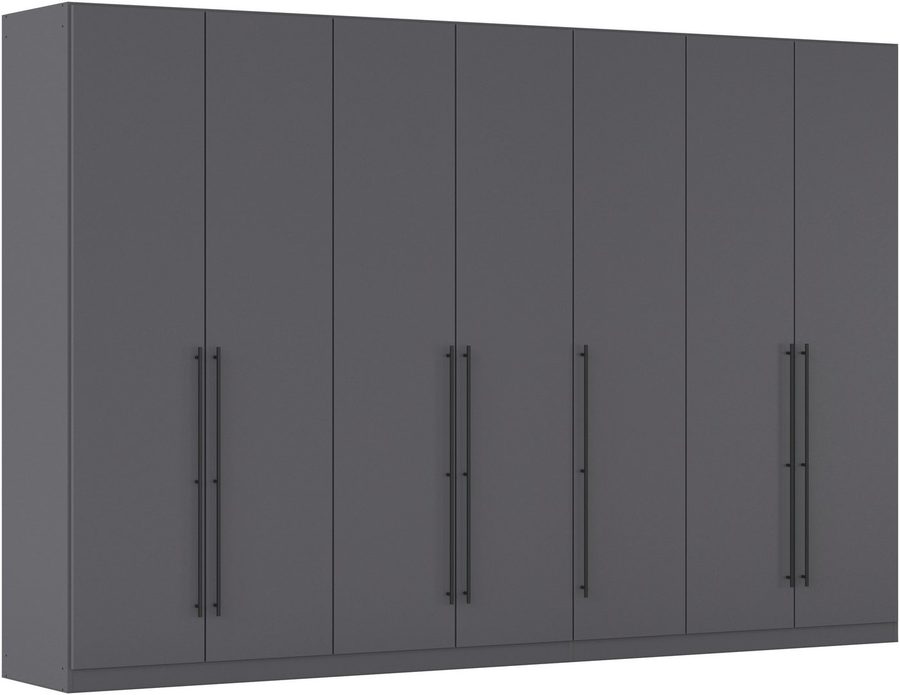 OTTO home Kleiderschrank Mehrzweckschrank Aktenschrank Möbel Mietswohnung Schlafzimmer AVOLA (3 verschiedene Ausstattungen BASIC/CLASSIC/PREMIUM (inkl. SOFT-CLOSE) mit hochwertigen Stangengriffen in Schwarz aus Metall MADE IN GERMANY