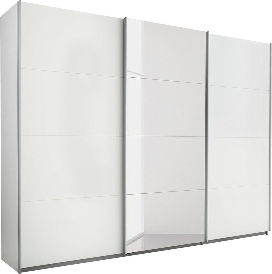 OTTO home Kleiderschrank Mehrzweckschrank Aktenschrank Möbel Mietswohnung Schlafzimmer DOBENE (erhältlich in Breite: 271 und 360 cm, Höhe: 210 cm) mit großen Spiegelelementen, inkl. Schubladeneinsatz MADE IN GERMANY