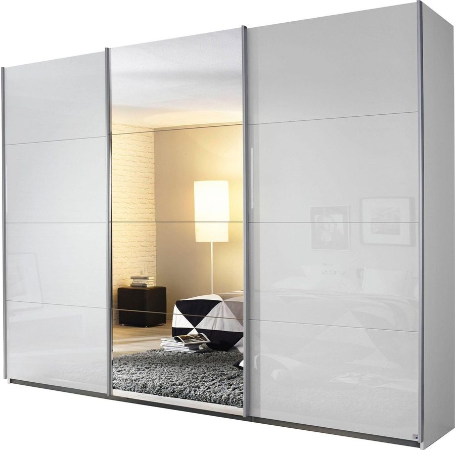 rauch Schwebetürenschrank Kleiderschrank Schrank Garderobe Wäscheschrank Ankleide KULMBACH (Breiten 271/360 cm Höhen 210/230 cm) inkl. Schubkasteneinsatz und extra Einlegeböden MADE IN GERMANY