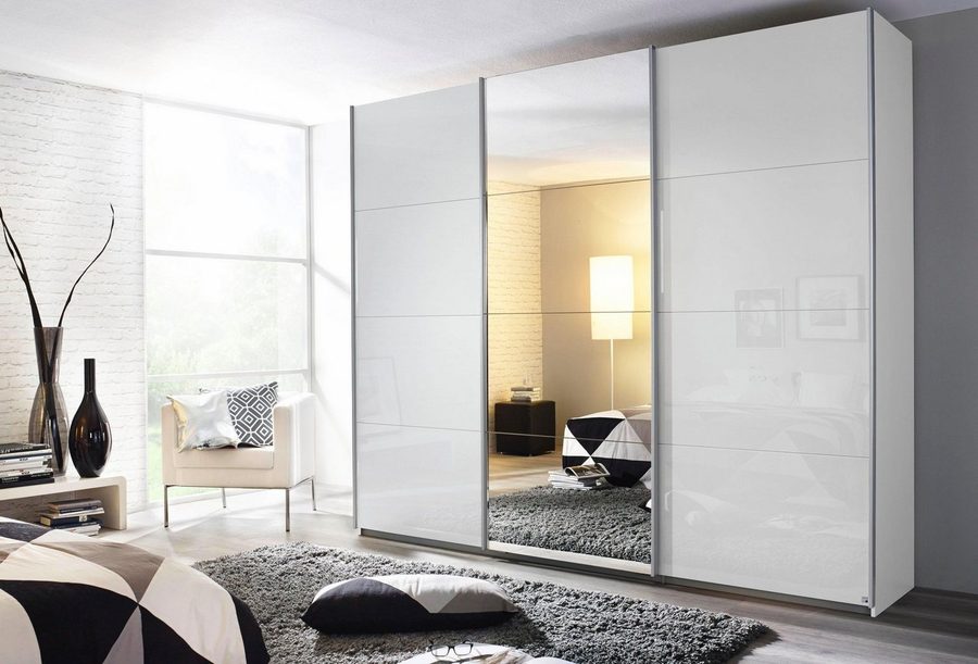 rauch Schwebetürenschrank Kleiderschrank Schrank Garderobe Wäscheschrank Ankleide KULMBACH (Breiten 271/360 cm Höhen 210/230 cm) inkl. Schubkasteneinsatz und extra Einlegeböden MADE IN GERMANY