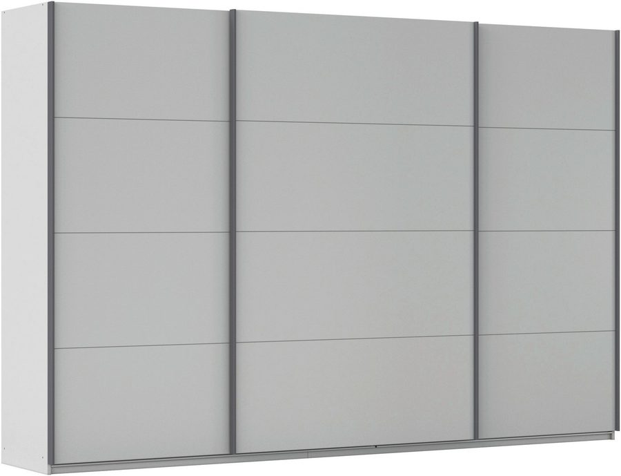 OTTO home Schwebetürenschrank Kleiderschrank Schrank Garderobe AGORDO mit Dekor- oder Hochglanzfront (Breiten 203/271/315/360 cm in drei Griff-Farben - NEU: Farbe SCHWARZ) durchdachte Innenausstattung, in 4 Breiten und 2 Höhen MADE IN GERMANY