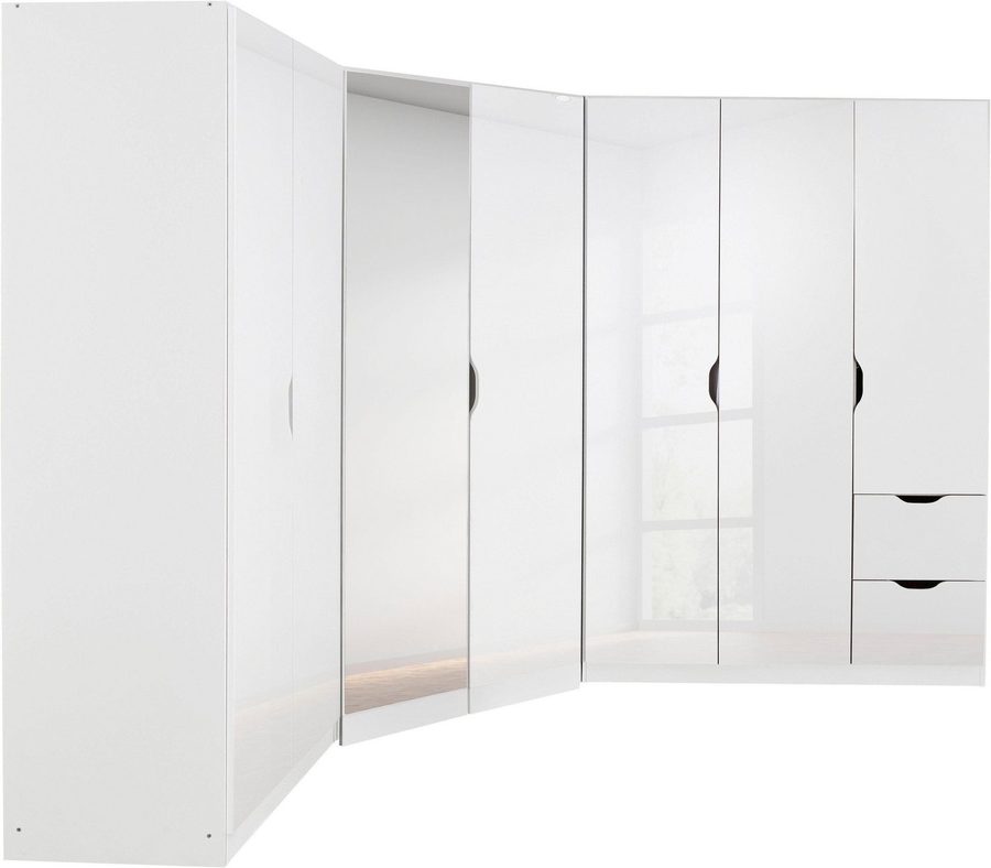 rauch Schrank-Set Freiham, (Set), 3-teilig, schlichte Front mit ausgefrästen Eingriffen MADE IN GERMANY