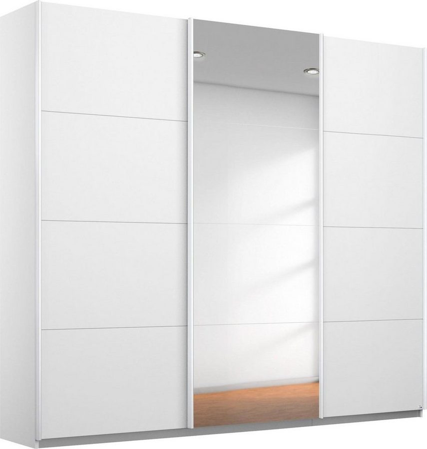 rauch Schwebetürenschrank Kleiderschrank Schrank Garderobe Wäscheschrank KEPAN inkl. Schubladen-Einsatz und extra Einlegeböden MADE IN GERMANY