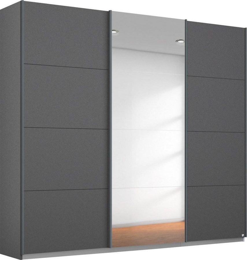 rauch Schwebetürenschrank Kleiderschrank Schrank Garderobe Wäscheschrank KEPAN inkl. Schubladen-Einsatz und extra Einlegeböden MADE IN GERMANY