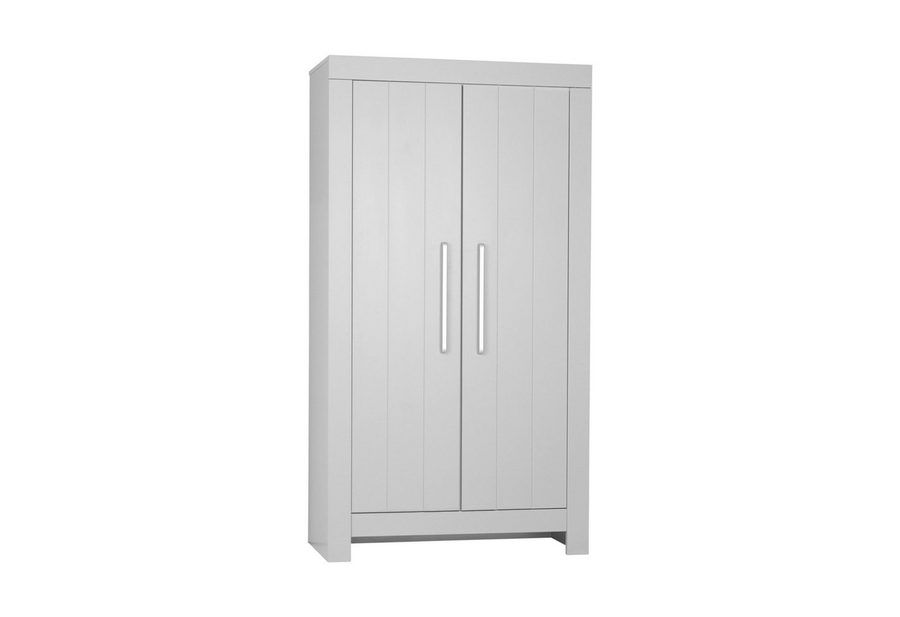 Raumhirsch Furniture Kinderkleiderschrank Klassischer Kleiderschrank CALMO mit 2 Türen (Maße: 110,7 x 56 x 204,8 cm (6 Einlegeböden, 2 Kleiderstangen) Soft-Close-Funktion, flexible Innenaufteilung, besonders geräumig