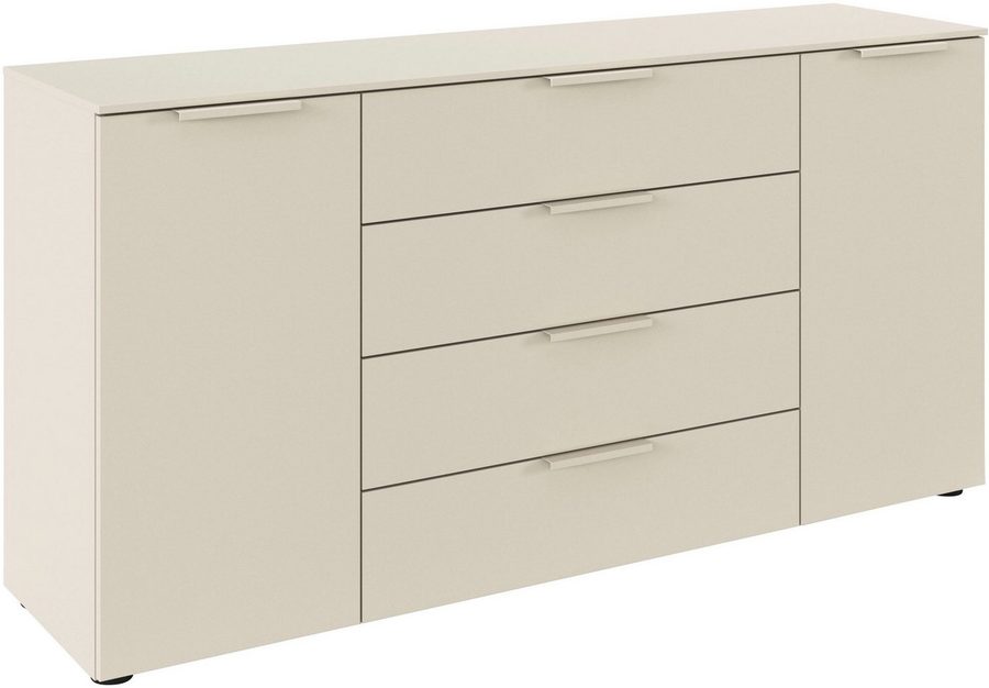 LeGer Home by Lena Gercke Kommode Kommode Sideboard Schubladenkommode SERINA eleganter Eyecatcher (inkl. SOFT-CLOSE-FUNKTION), mit 4 Schubkästen und 2 Türen sowie Metallgriffen MADE IN GERMANY von LeGer Home by Lena Gercke