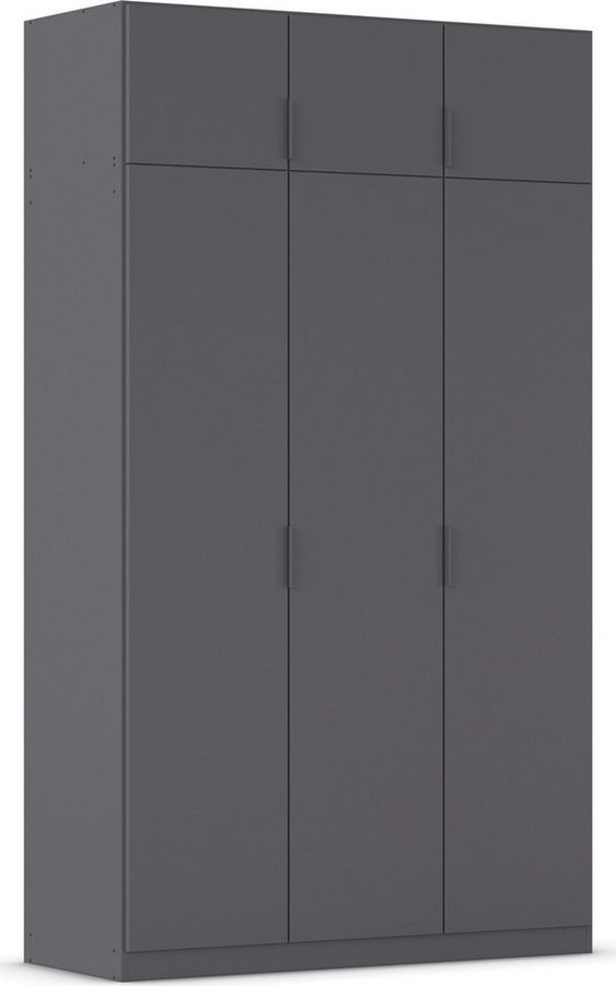 rauch Kleiderschrank Drehtürenschrank Schrank Garderobe Ankleide Schlafzimmer LAGOA (3 verschiedene Ausstattungen BASIC/CLASSIC/PREMIUM (inkl. SOFT-CLOSE) moderne Kantengriffe aus Metall, optional mit Aufsatz MADE IN GERMANY von Rauch