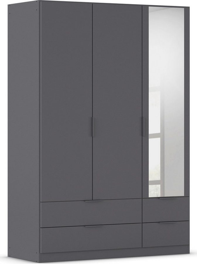 rauch Kleiderschrank Drehtürenschrank Schrank Garderobe Ankleide Schlafzimmer LAGOA (3 verschiedene Ausstattungen BASIC/CLASSIC/PREMIUM (inkl. SOFT-CLOSE) geräumige Schubladen, 3 Breiten, optional mit Aufsatz MADE IN GERMANY von Rauch