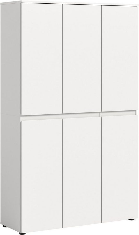 Home affaire Mehrzweckschrank CIPELA (1-St) BxH:105x175 cm, viel Stauraum, variable Einlegeböden, Kleiderstange