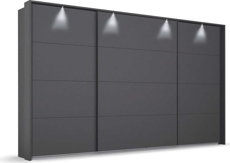 OTTO home Kleiderschrank Mehrzweckschrank Aktenschrank Möbel Mietswohnung Schlafzimmer OTELI (Breiten 211/278/323/368 cm Höhen 214/233 cm) inkl. Passepartout optional mit Beleuchtung MADE IN GERMANY