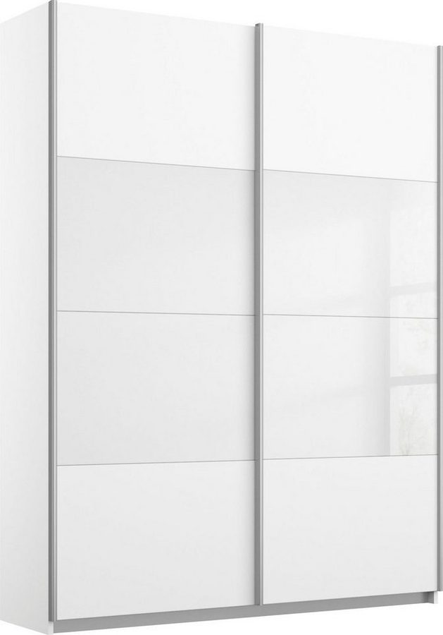 rauch Schwebetürenschrank Quadra Schlafzimmerschrank in vielen Breiten Kleiderschrank Garderobenschrank Schrank mit Glaselementen von Rauch