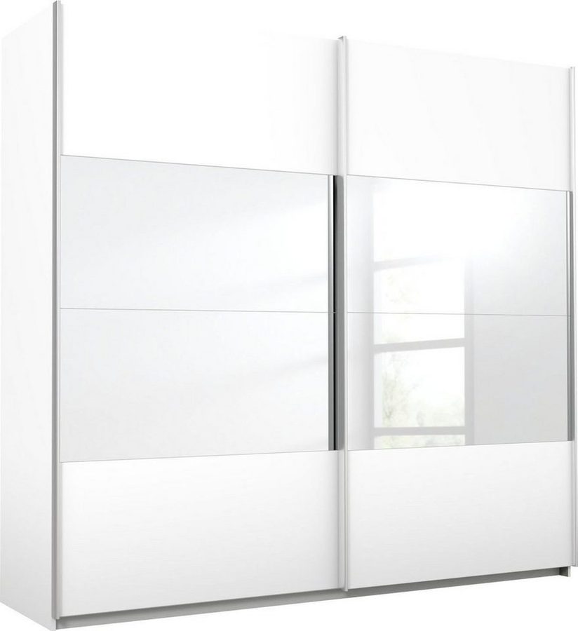 rauch Schwebetürenschrank Quadra mit Spiegelelementen