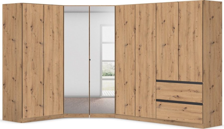 rauch Schrank-Set Kleiderschrank Schrank Garderobe Wäscheschrank COSTA Größe 208x298 cm, (Set, 3-St., in 3 Ausstattungen BASIC/CLASSIC/PREMIUM), viel Platz, grifflose Front und Push-to-Open Funktion MADE IN GERMANY