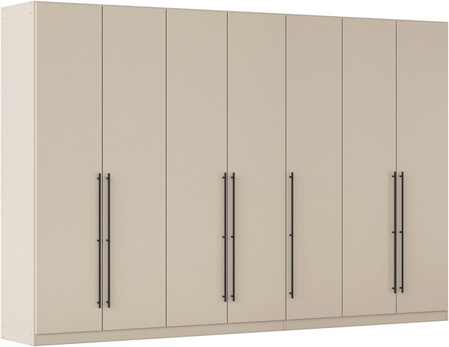 OTTO home Kleiderschrank Mehrzweckschrank Aktenschrank Möbel Mietswohnung Schlafzimmer AVOLA (3 verschiedene Ausstattungen BASIC/CLASSIC/PREMIUM (inkl. SOFT-CLOSE) mit hochwertigen Stangengriffen in Schwarz aus Metall MADE IN GERMANY