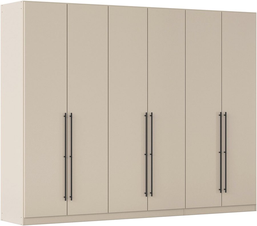 OTTO home Kleiderschrank Mehrzweckschrank Aktenschrank Möbel Mietswohnung Schlafzimmer AVOLA (3 verschiedene Ausstattungen BASIC/CLASSIC/PREMIUM (inkl. SOFT-CLOSE) mit hochwertigen Stangengriffen in Schwarz aus Metall MADE IN GERMANY