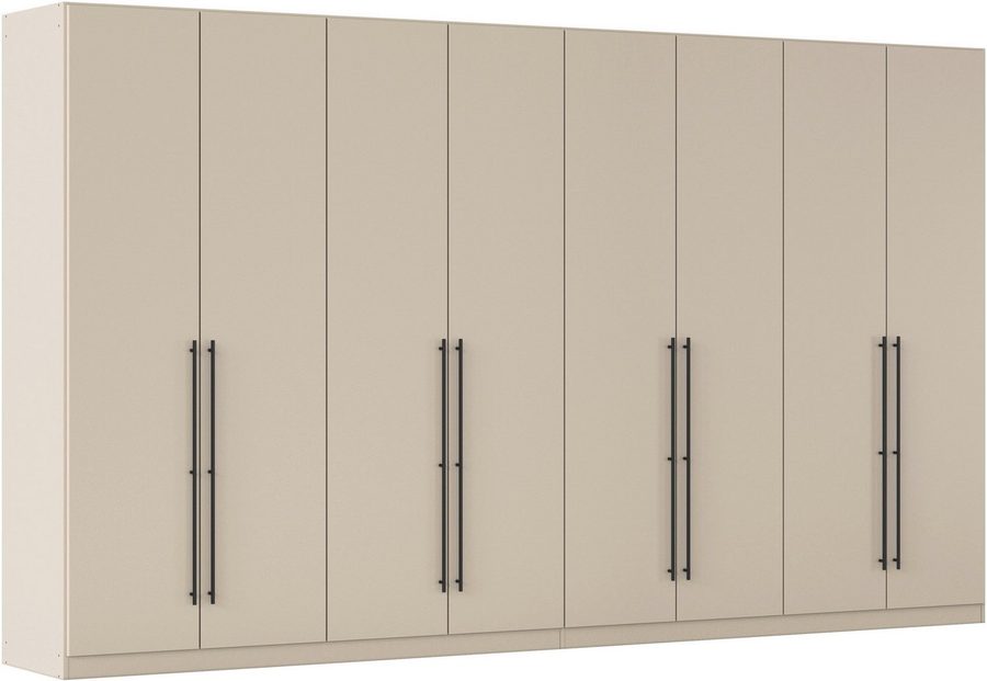 OTTO home Kleiderschrank Mehrzweckschrank Aktenschrank Möbel Mietswohnung Schlafzimmer AVOLA (3 verschiedene Ausstattungen BASIC/CLASSIC/PREMIUM (inkl. SOFT-CLOSE) mit hochwertigen Stangengriffen in Schwarz aus Metall MADE IN GERMANY