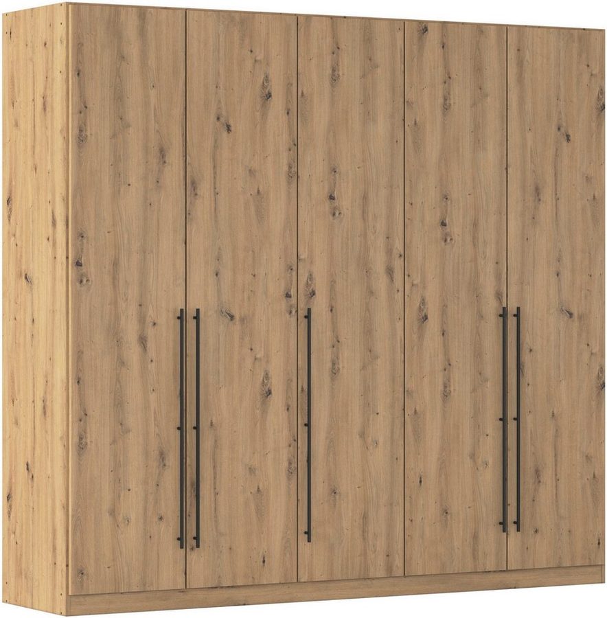 OTTO home Kleiderschrank Mehrzweckschrank Aktenschrank Möbel Mietswohnung Schlafzimmer AVOLA (3 verschiedene Ausstattungen BASIC/CLASSIC/PREMIUM (inkl. SOFT-CLOSE) mit hochwertigen Stangengriffen in Schwarz aus Metall MADE IN GERMANY