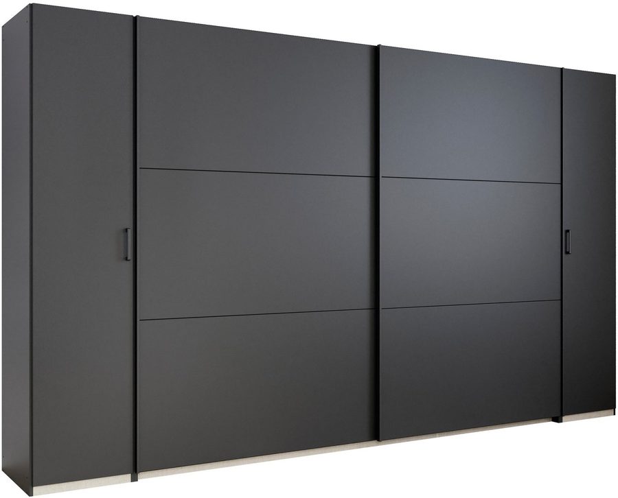 rauch Schwebetürenschrank Kleiderschrank Drehtürenschrank Schrank Garderobe KRONACH (in 3 Ausstattungen BASIC/CLASSIC/PREMIUM, Breiten 225/268/311/354 cm) mit Dreh- und Schwebetüren und vielen Einlegeböden MADE IN GERMANY