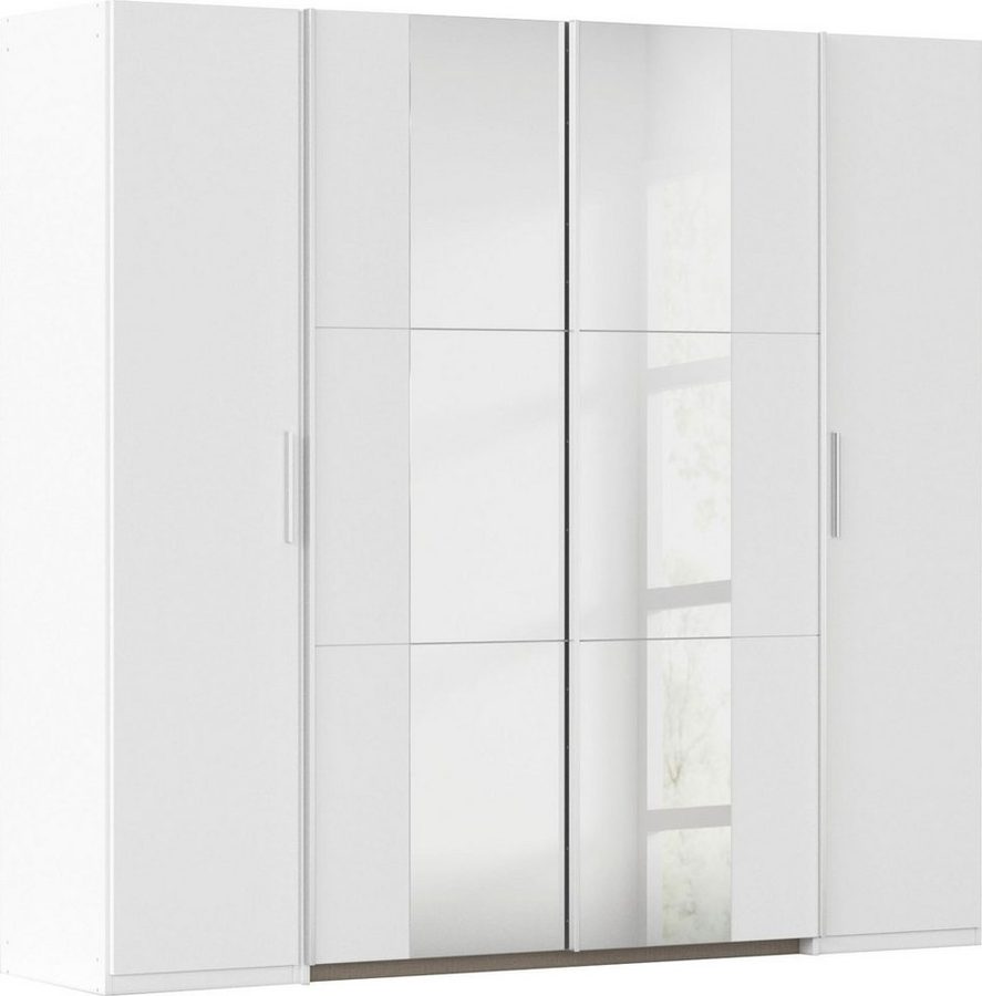 rauch Schwebetürenschrank Kleiderschrank Drehtürenschrank Schrank Garderobe KRONACH (in 3 Ausstattungen BASIC/CLASSIC/PREMIUM, Breiten 225/268/311/354 cm) Kombischrank optional mit 1 oder 2 Spiegel viele Böden MADE IN GERMANY