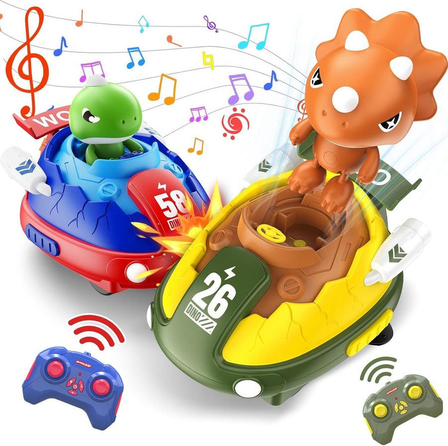 ANYSUN RC-Auto Ferngesteuertes Auto, 2 Stück Autoscooter-Spielzeug (für 3, 4, 5, 6, 8, 9 und 10 Jahre, RC Auto, für Weihnachts und Geburtstagsgeschenke), Indoor und Outdoor Spiele für Jungen und Mädchen von ANYSUN