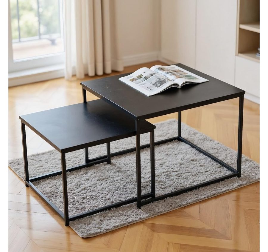 KAHOO Couchtisch Couchtisch, Moderne Wohnzimmertisch, Beistelltisch 2er Set von KAHOO