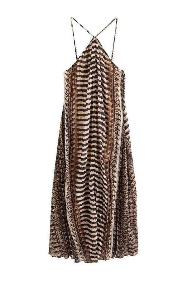 Next Maxikleid Maxikleid mit Neckholder (1-tlg)