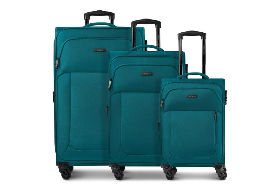 Police Trolleyset San Francisco, 4 Rollen, (3-teilig, 3 tlg), Polyester