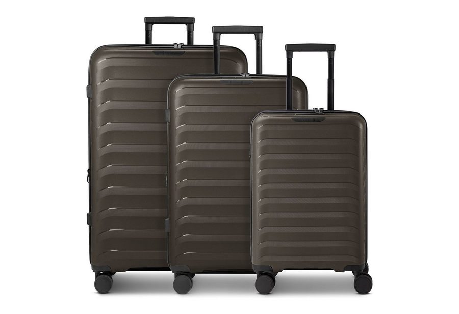 D&N Trolleyset Toronto, 4 Rollen, (3-teilig, 3 tlg), Polypropylen