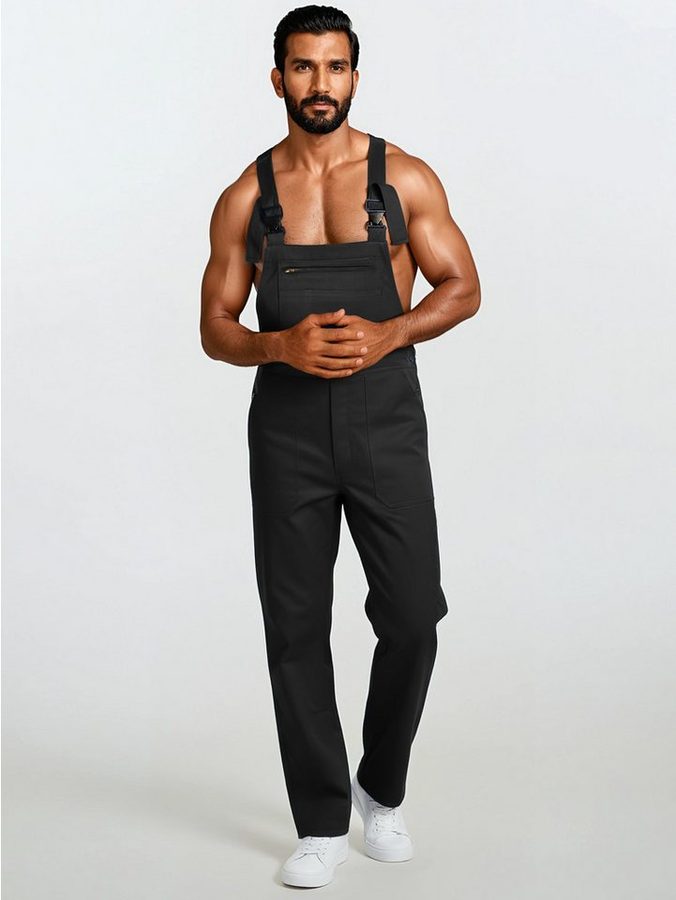 urbandreamz workwear Arbeitslatzhose Latzhose Arbeitshose Hose - Baumwolle Classics Blaumann 7 Taschen