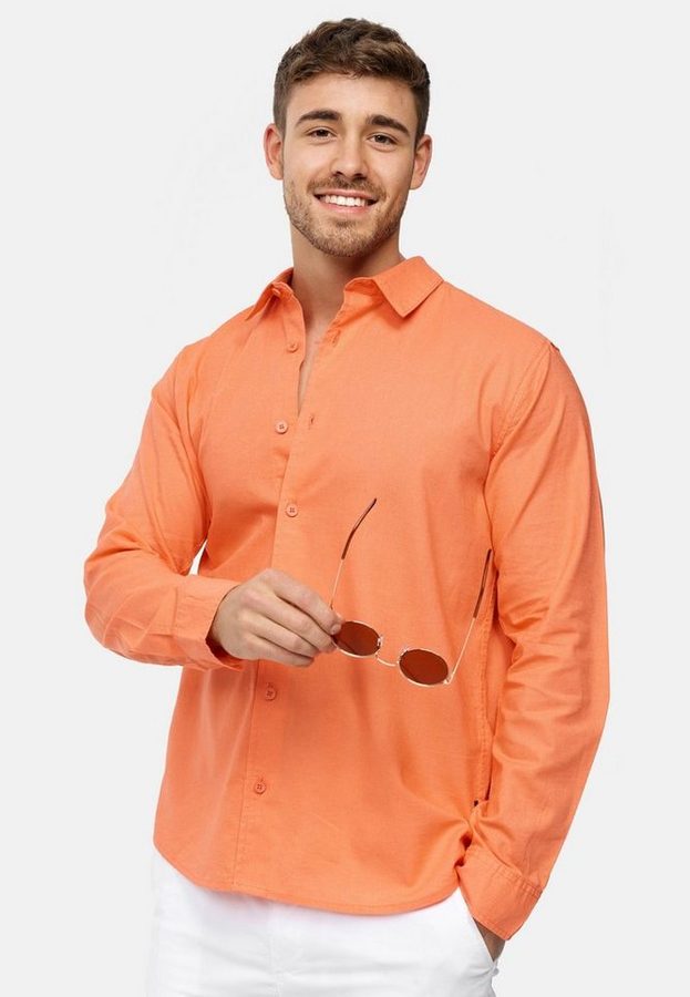 Indicode Langarmhemd Herren INSville Herrenhemd Langarm
