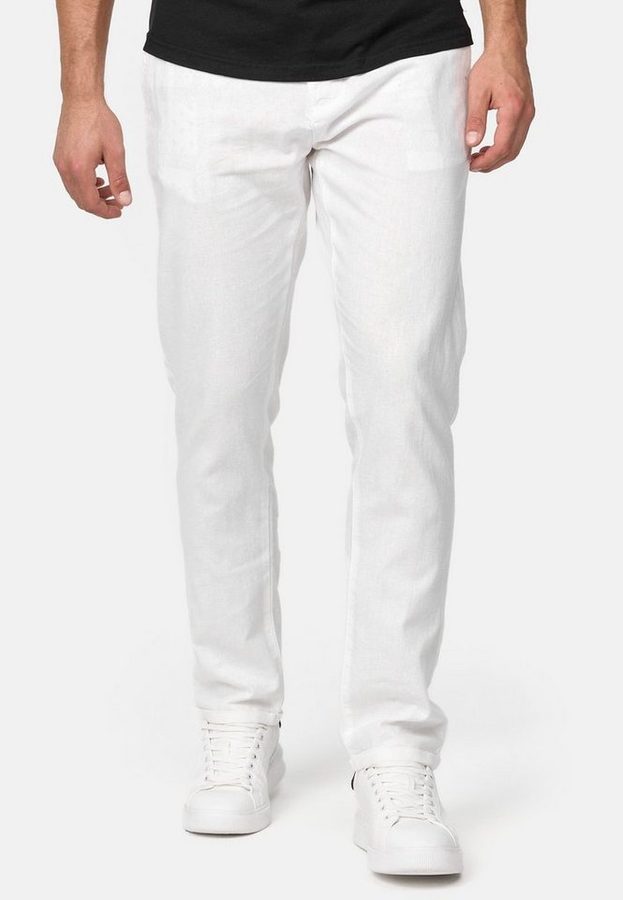 Indicode Leinenhose Herren Haverfield Sommerhose Leinen Herrenhose mit 4 Taschen von Indicode