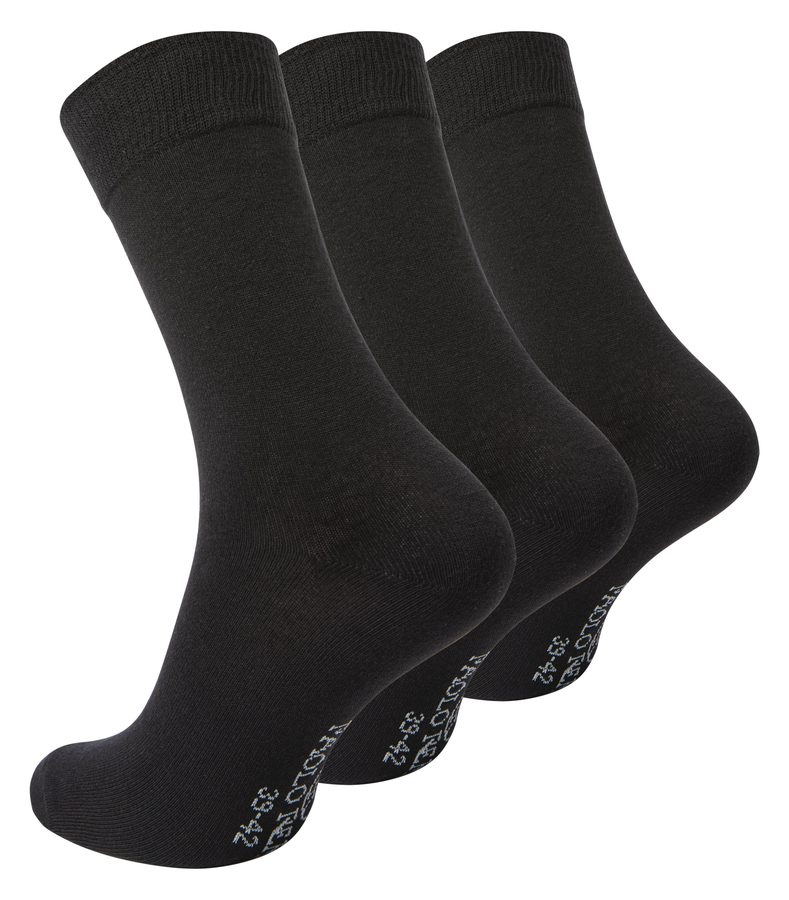 Paolo Renzo® Business Socken 3/6/12/18 oder 36 Paar - Größen 39/42 und 43/46 - Schwarz / 39-42 / 3 von Paolo Renzo