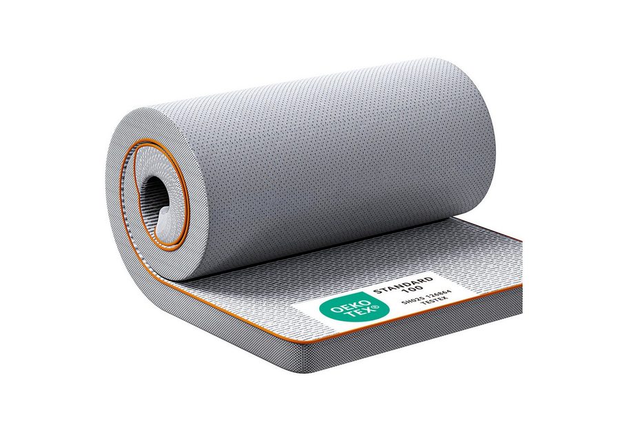 PERLECARE, Topper Matratzentopper 7,5 cm Gel-Schaum 140x200/160x200/180x200cm, 7.5 cm hoch, Gel-Memory-Schaum, Polyester, (Matratzenauflage – Topper mit atmungsaktivem Mesh, Öko-TEX®, rutschfest & ergonomisch), für Bett, Sofa und Wohnmobil von PERLECARE