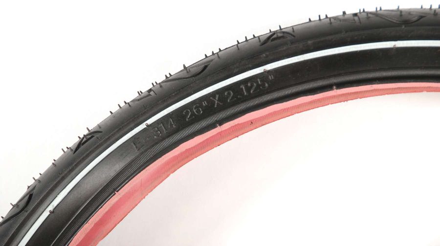 TPFSports Kinderfahrradreifen - 26 Zoll - Schwarz von TPFSports