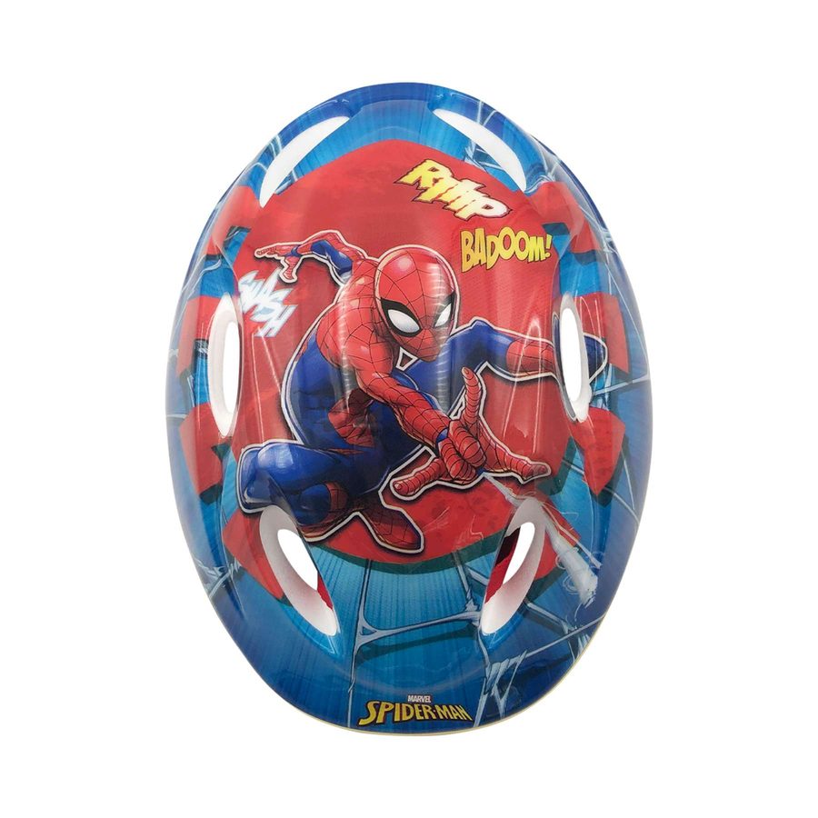 TPFSports Disney Marvel Spiderman-Fahrradhelm - 51 - 55cm Kopfumfang - Blau/Rot von TPFSports