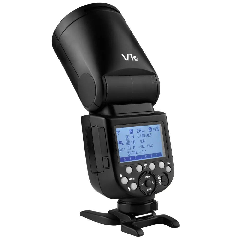 Godox V1 Rundkopf-Systemblitz, TTL, HSS, Lithium-Akku von Godox