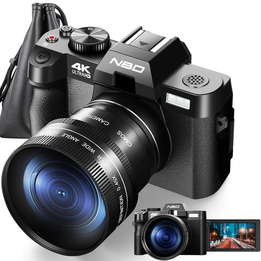 NBD Digitalkamera, 3-Zoll-Display, 16-fach-Digitalzoom, Akku von NBD