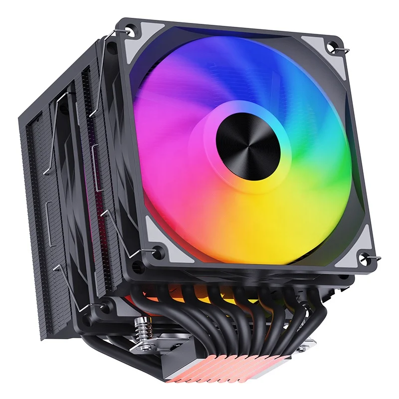Snowman ARGB-CPU-Luftkühler, 8 Heatpipes, 120-mm-Lüfter von Snowman