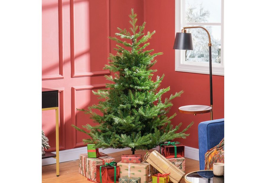 HOMCOM HOMCOM 180 cm Weihnachtsbaum Künstlich Dichte Zweige für Weihnachtsfest von HOMCOM