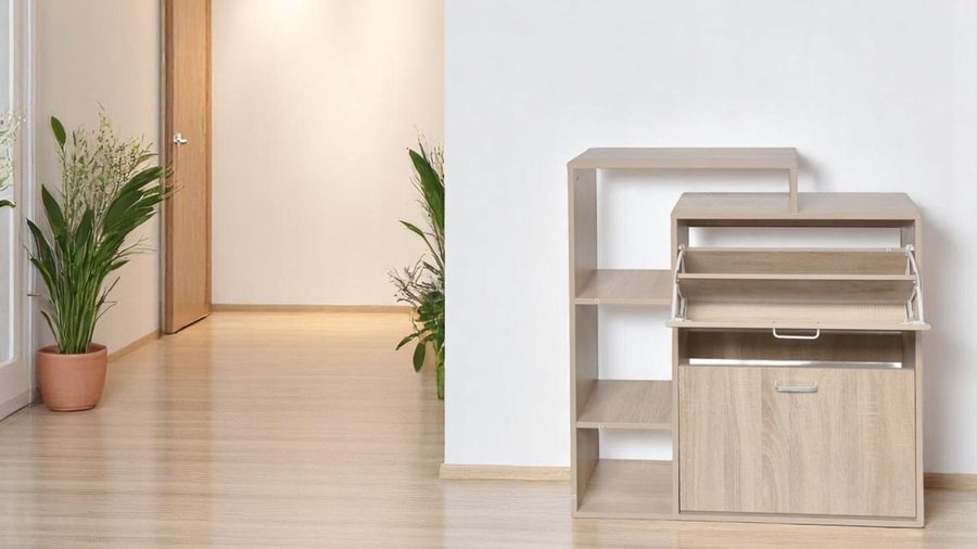 Hardin 1fachgut Aria Schuhschrank Holzoptik, ca. 93 x 85 x 24 cm