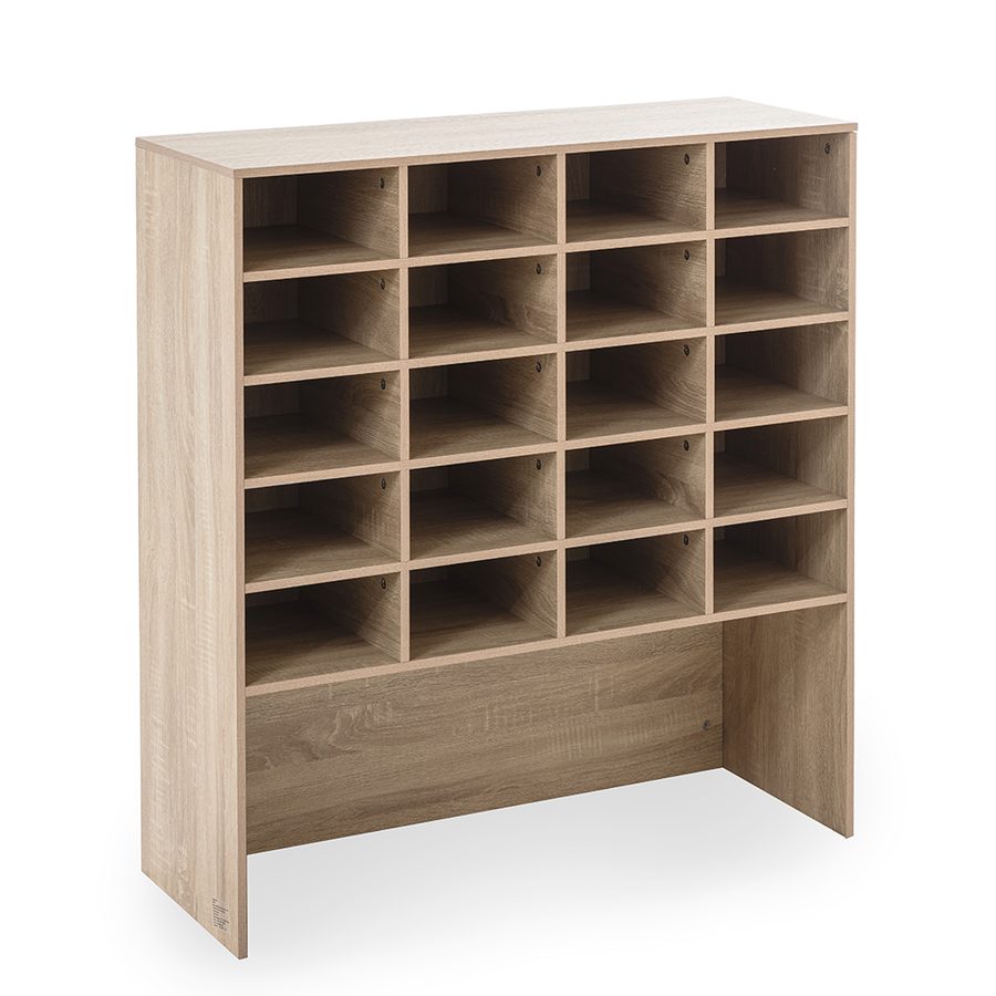 HC Home & Living Schuhschrank XL, ca. 92 x 33 x 99 cm - Sonoma-Eiche