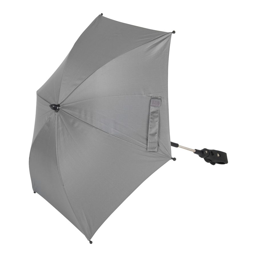 Babycab Universal Sonnenschirm für Kinderwagen grau von babycab