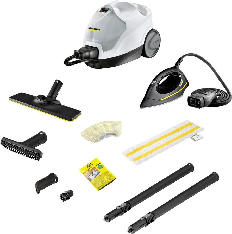 KÄRCHER Dampfreiniger SC 4 EASYFIX IRON, 2000 W, mit Bodendüse EasyFix und Dampfdruck-Bügeleisen